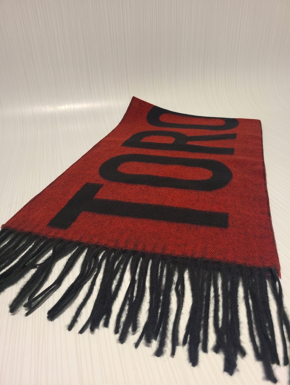 Toronto Raptors Red & Black Scarf